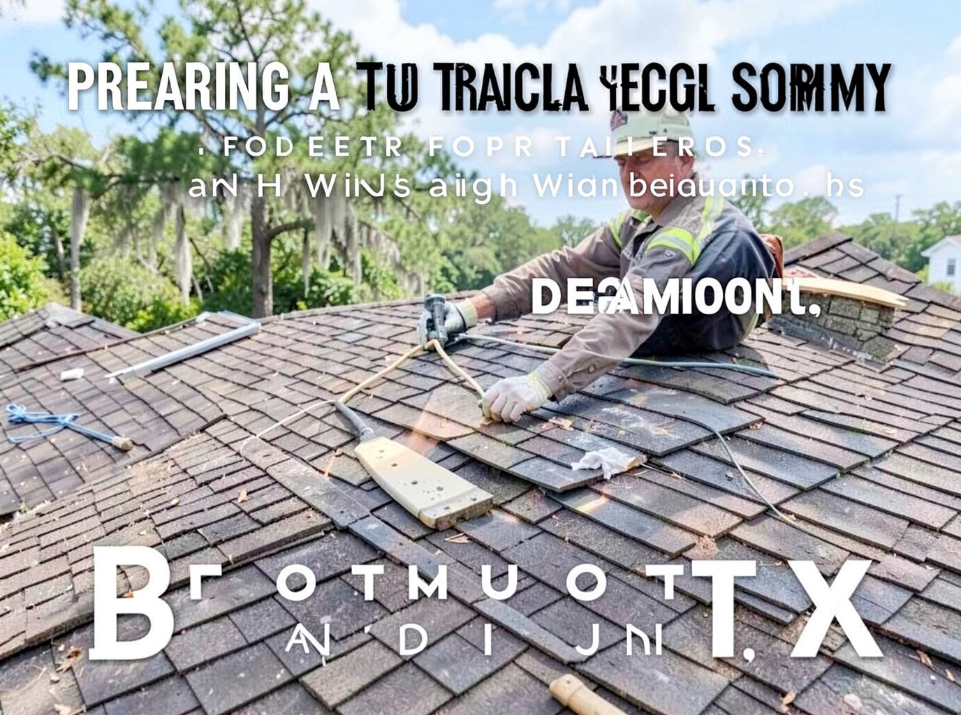 Preparing a Roof for Tropical Storms and High Winds in Beaumont, TX
