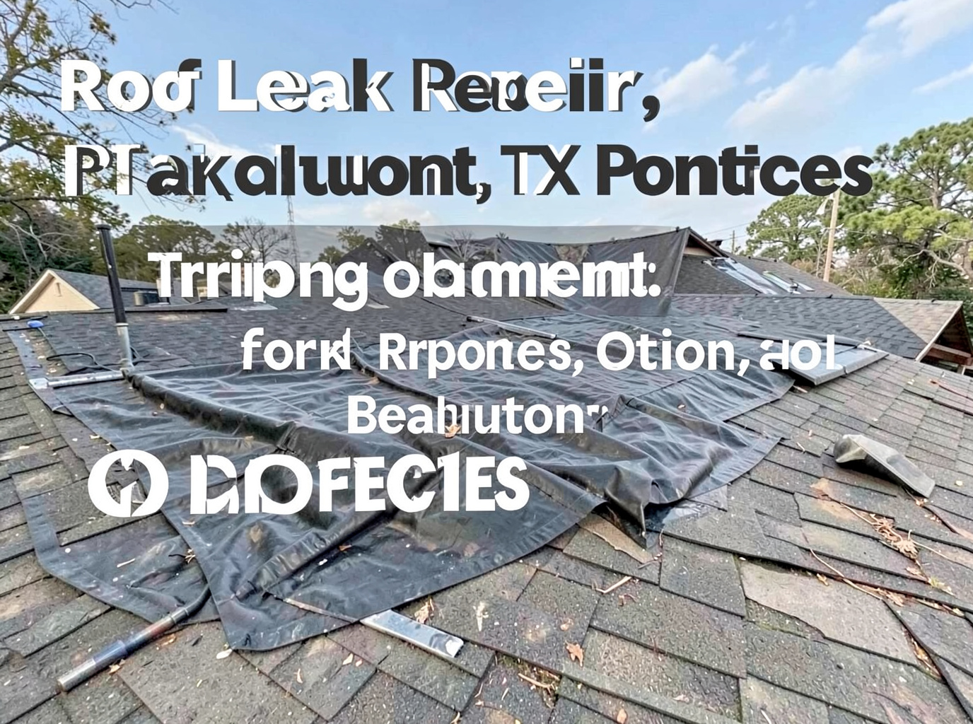 Roof Leak Repair, Tarping, and Replacement: Options for Beaumont, TX Properties
