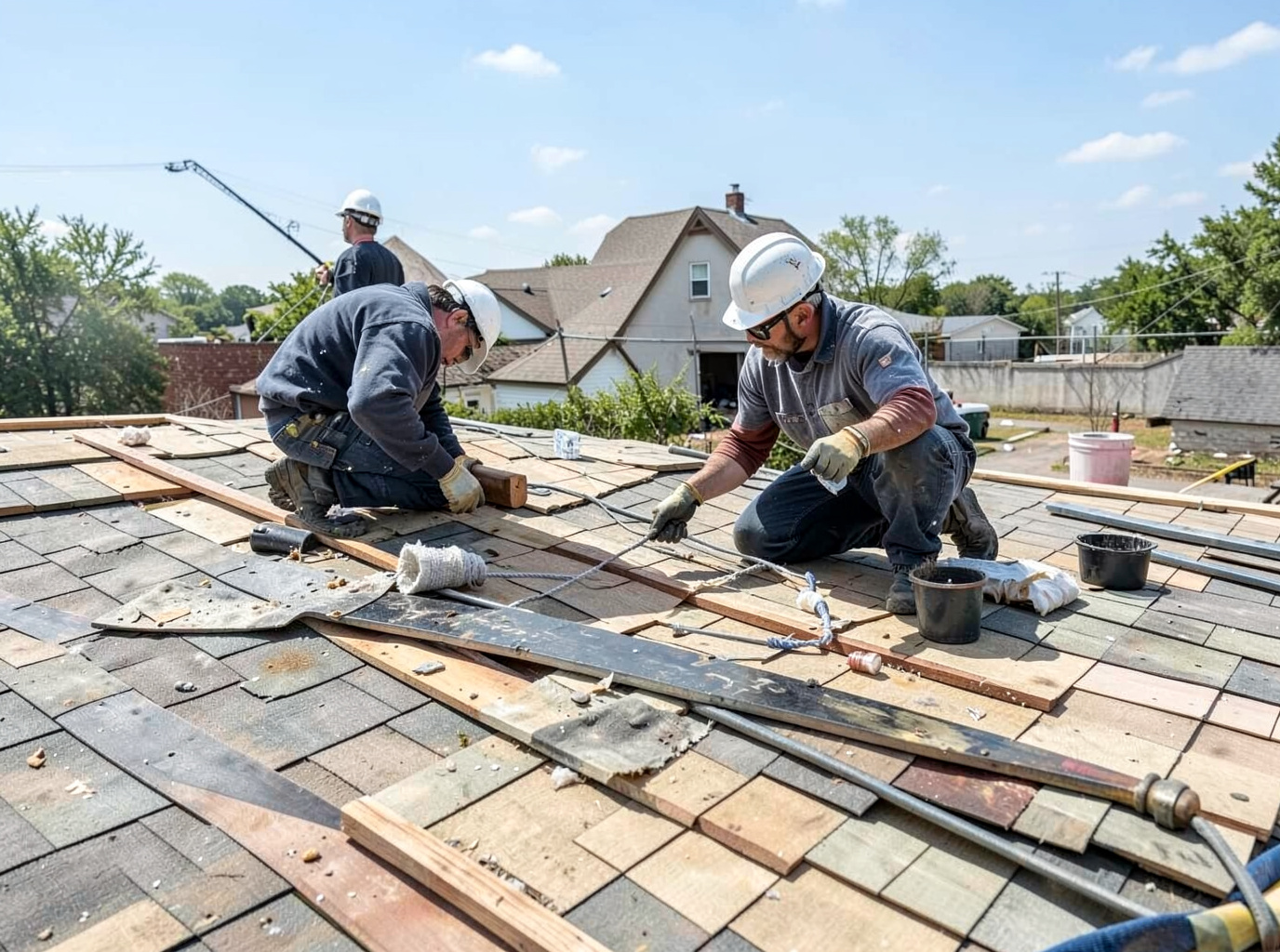 roofing contractor in Groves, TX